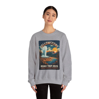Yellowstone Family Road Trip 2025 National Park Outdoor Sweatshirt