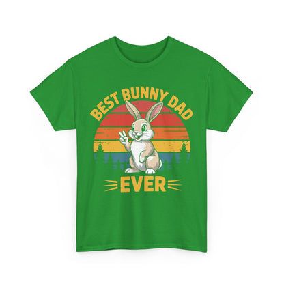 Best Bunny Dad Ever Funny Rabbit Lover Dad Gift T-Shirt for Pet Owners