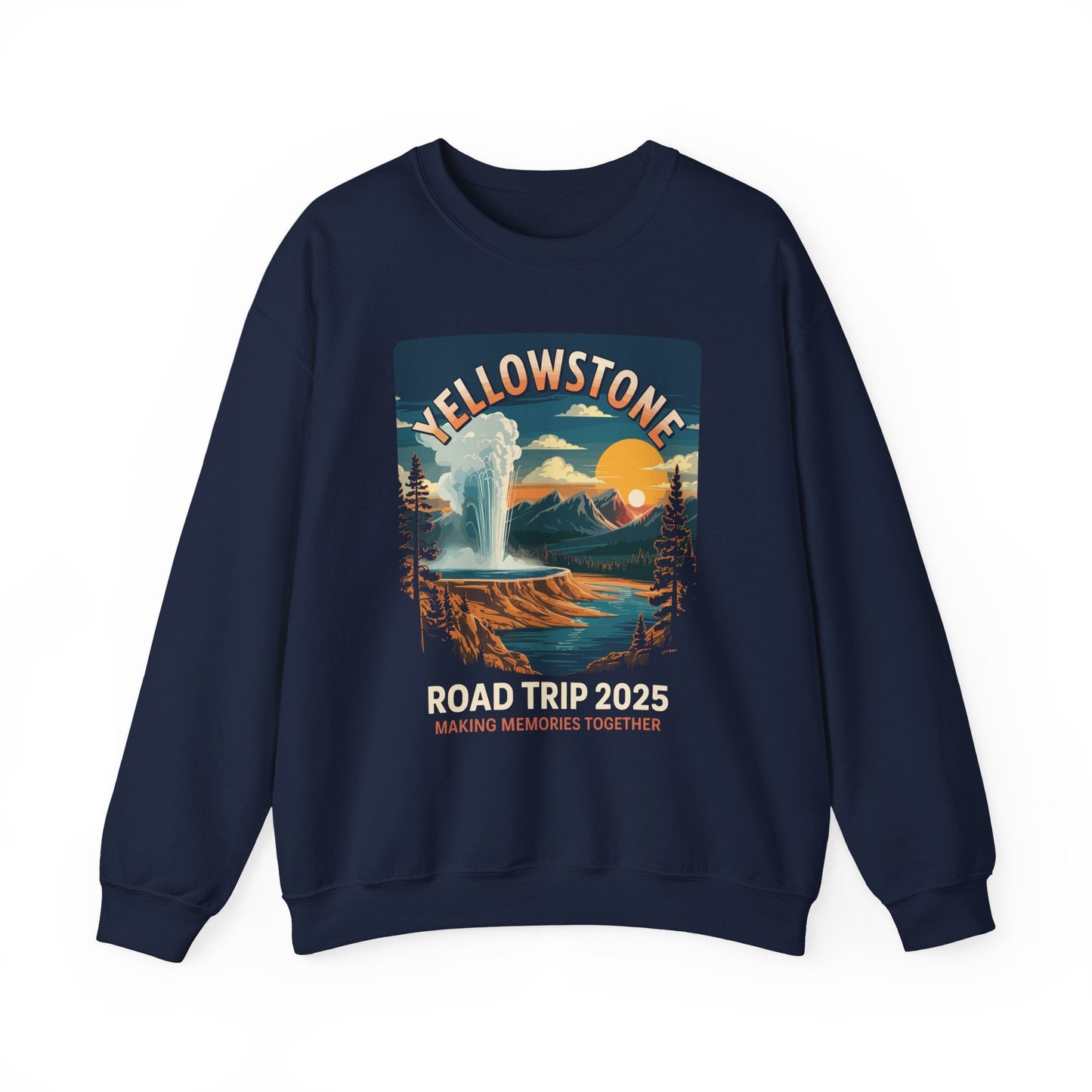 Yellowstone Family Road Trip 2025 National Park Outdoor Sweatshirt