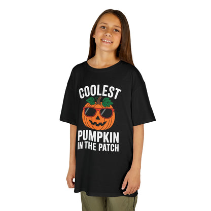 Kids Coolest Pumpkin In The Patch Halloween For Boys Girls T-Shirt