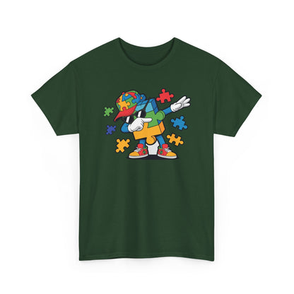 Dabbing Puzzle Autism Awareness T-Shirt