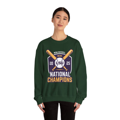 LSU Baseball 2025 National Champions Logo Sweatshirt