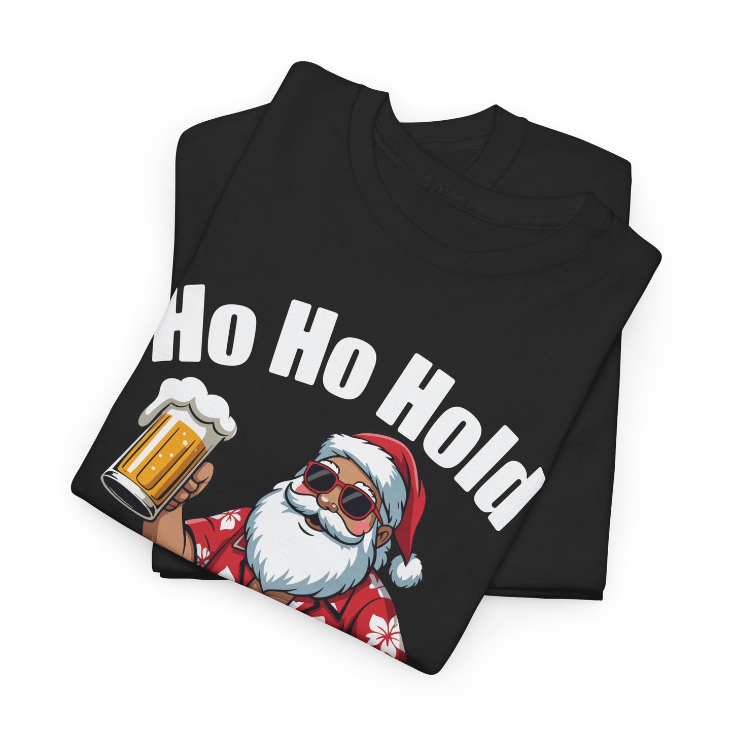 Funny Santa With Sunglasses And Beer Christmas in July T-Shirt