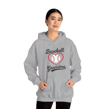 Hoodie Baseball Grandma Heart Design Mother's Day Gift