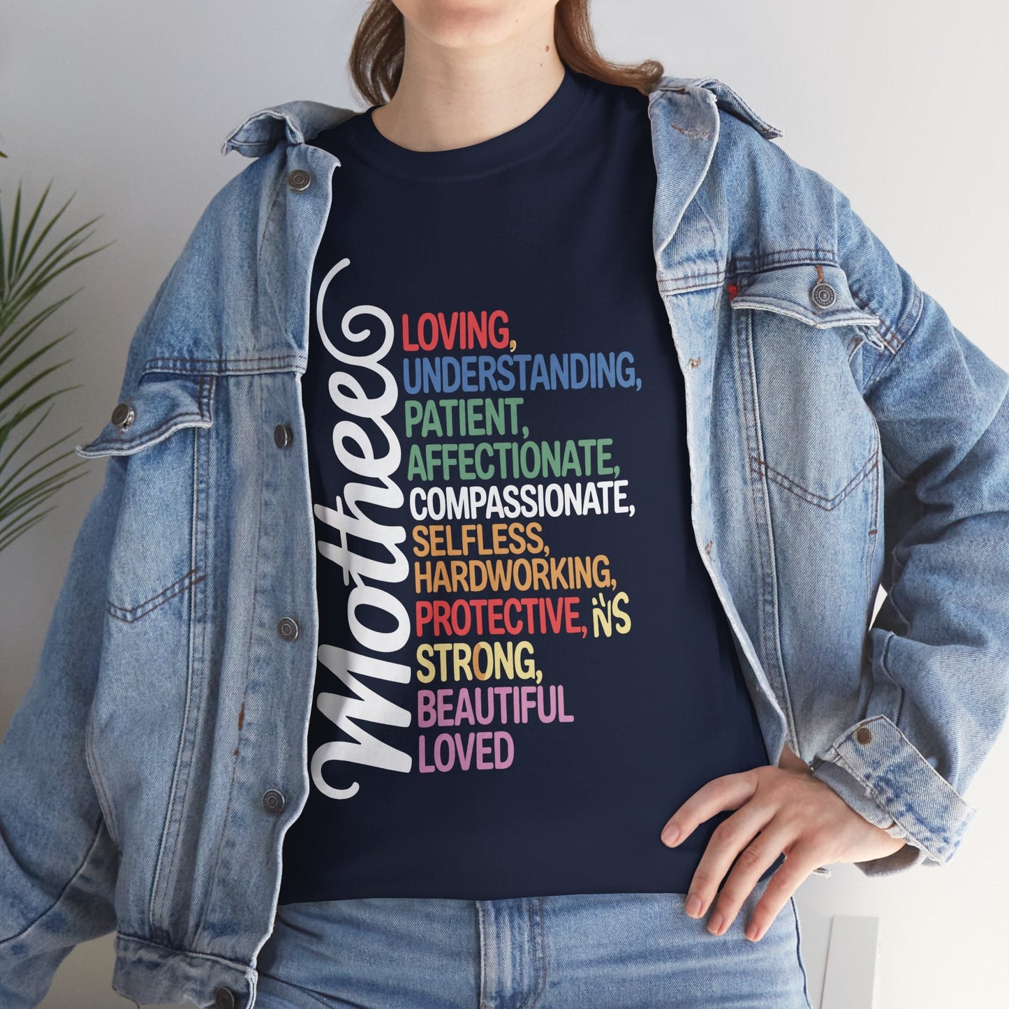 MOTHER Meaning Shirt I Love Mom Mothers Day T-Shirt