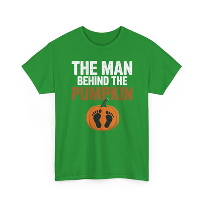 Pregnant Thanksgiving Costume for Dad Expecting Lil Pumpkin T-Shirt