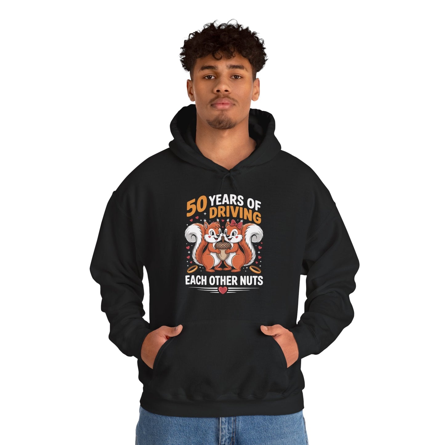 50th Wedding Anniversary 50 Years Of Driving Each Other Nuts Hoodie
