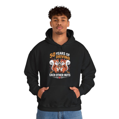 50th Wedding Anniversary 50 Years Of Driving Each Other Nuts Hoodie