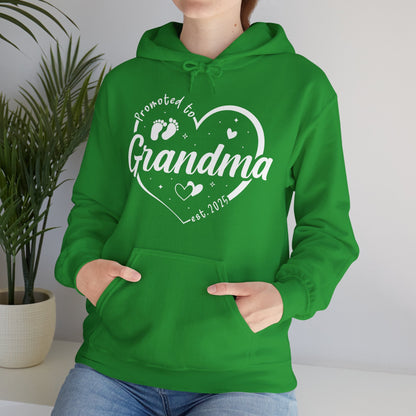 Promoted to Grandma Est 2025 Soon to be Grandma Mothers Day Hoodie