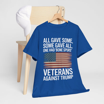 Veterans Against Trump Anti Trump Political Protest T-Shirt