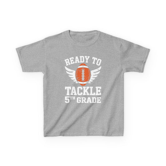 Ready To Tackle 5th Grade Football First Day Sport Kids T-Shirt