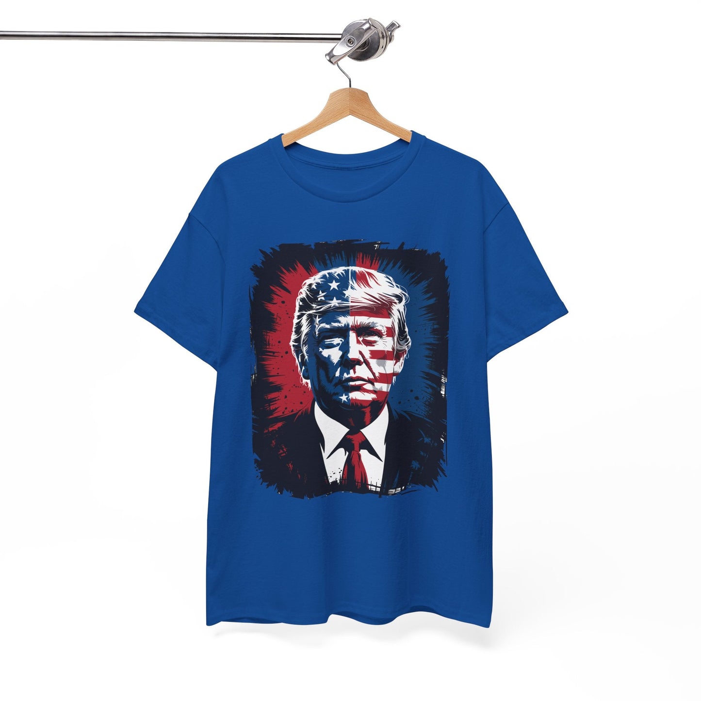 President Trump Portrait 4th July T-Shirt