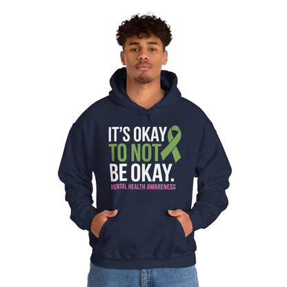 Its Okay To Not Be Okay Mental Health Awareness Ribbon Hoodie