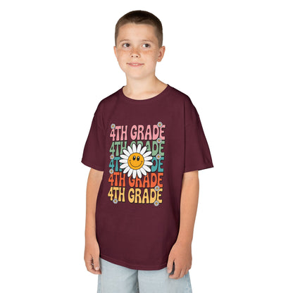 Groovy 4th Grade Back To School First Day of Fourth Grade T-Shirt