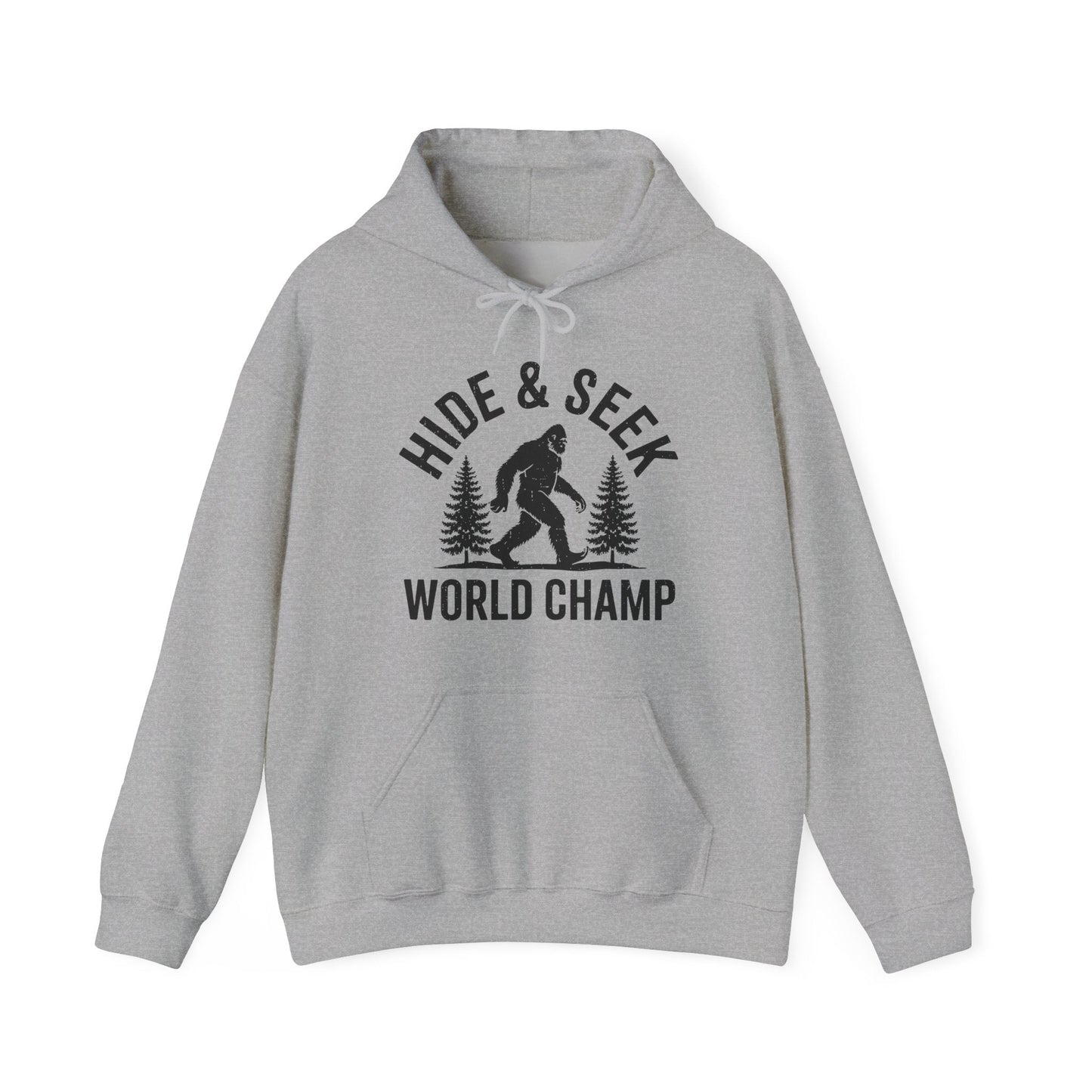 Bigfoot Hide And Seek World Champion Sasquatch Retro Vintage Hoodie