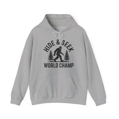 Bigfoot Hide And Seek World Champion Sasquatch Retro Vintage Hoodie