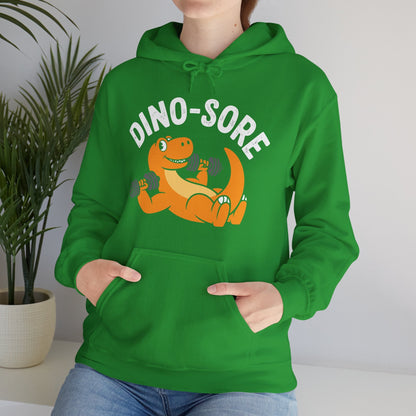Gym Workout Dino Sore Exercise Fitness Boys Women Men Hoodie