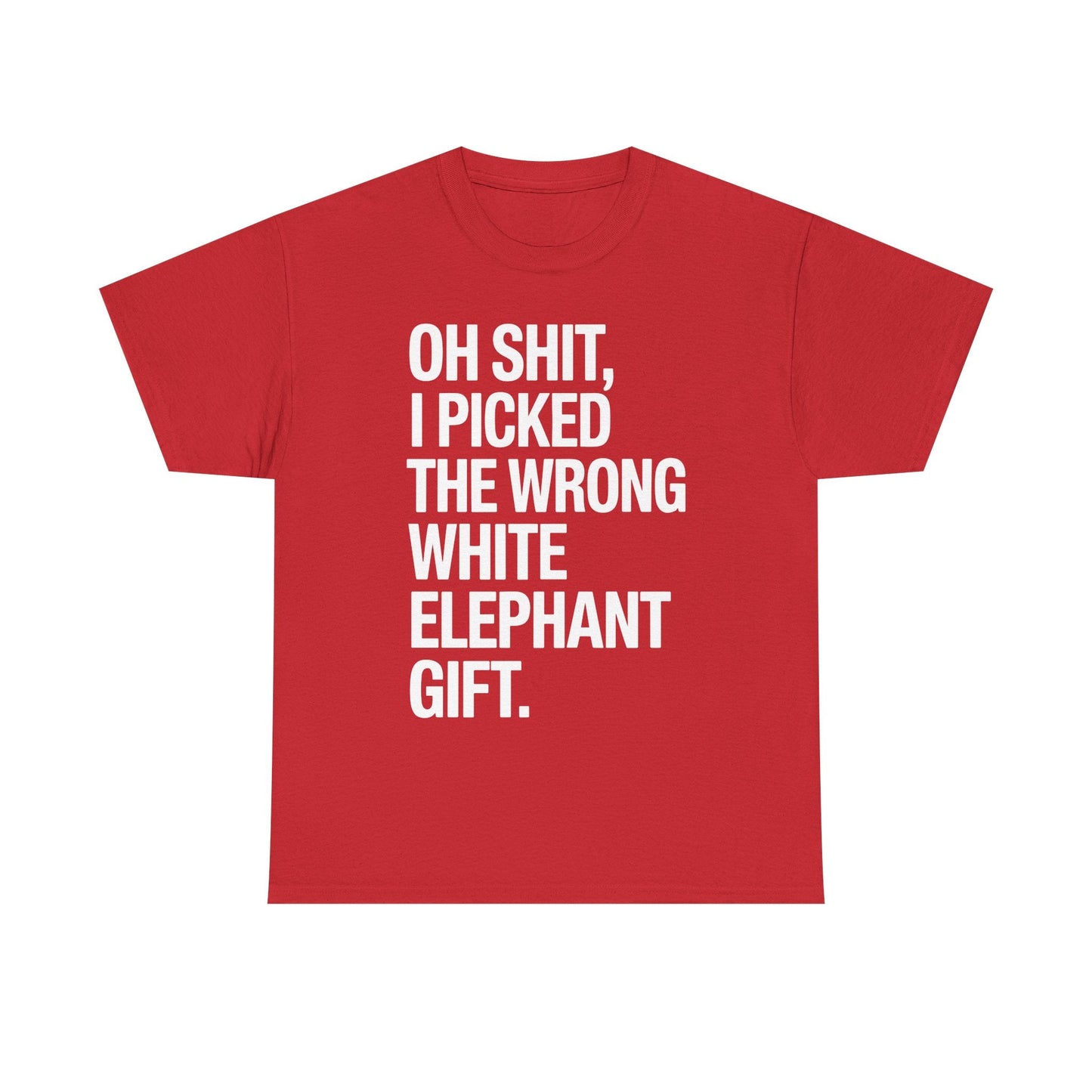 Oh Shit Funny White Elephant Gifts for Adults Under 15 20 T-Shirt