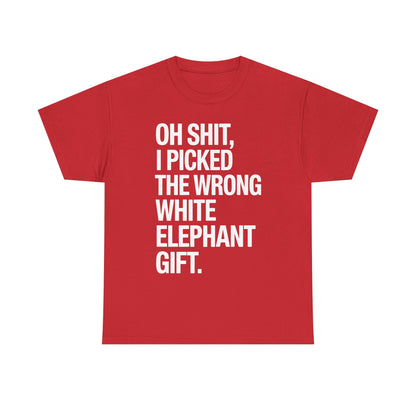 Oh Shit Funny White Elephant Gifts for Adults Under 15 20 T-Shirt
