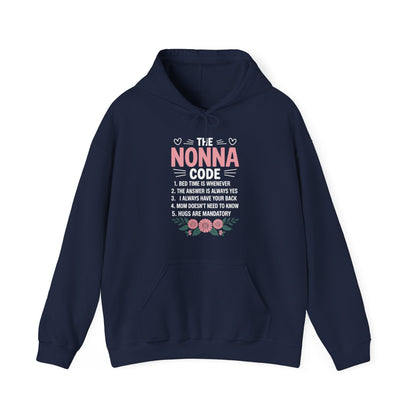 The A Nonna Code Funny Grandma Mothers Day Gifts Hoodie