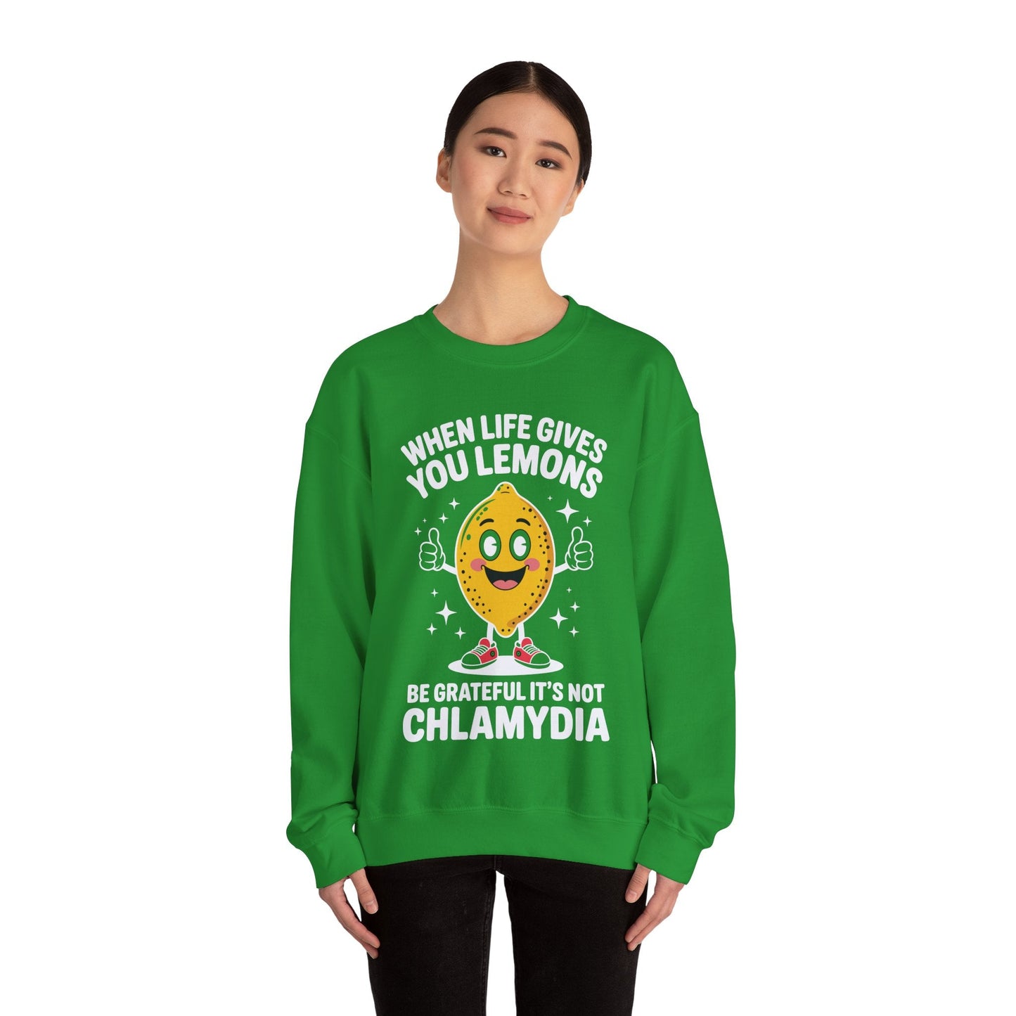 Lemons and Chlamydia Absurd Offensive Meme Sarcastic Edgy Sweatshirt