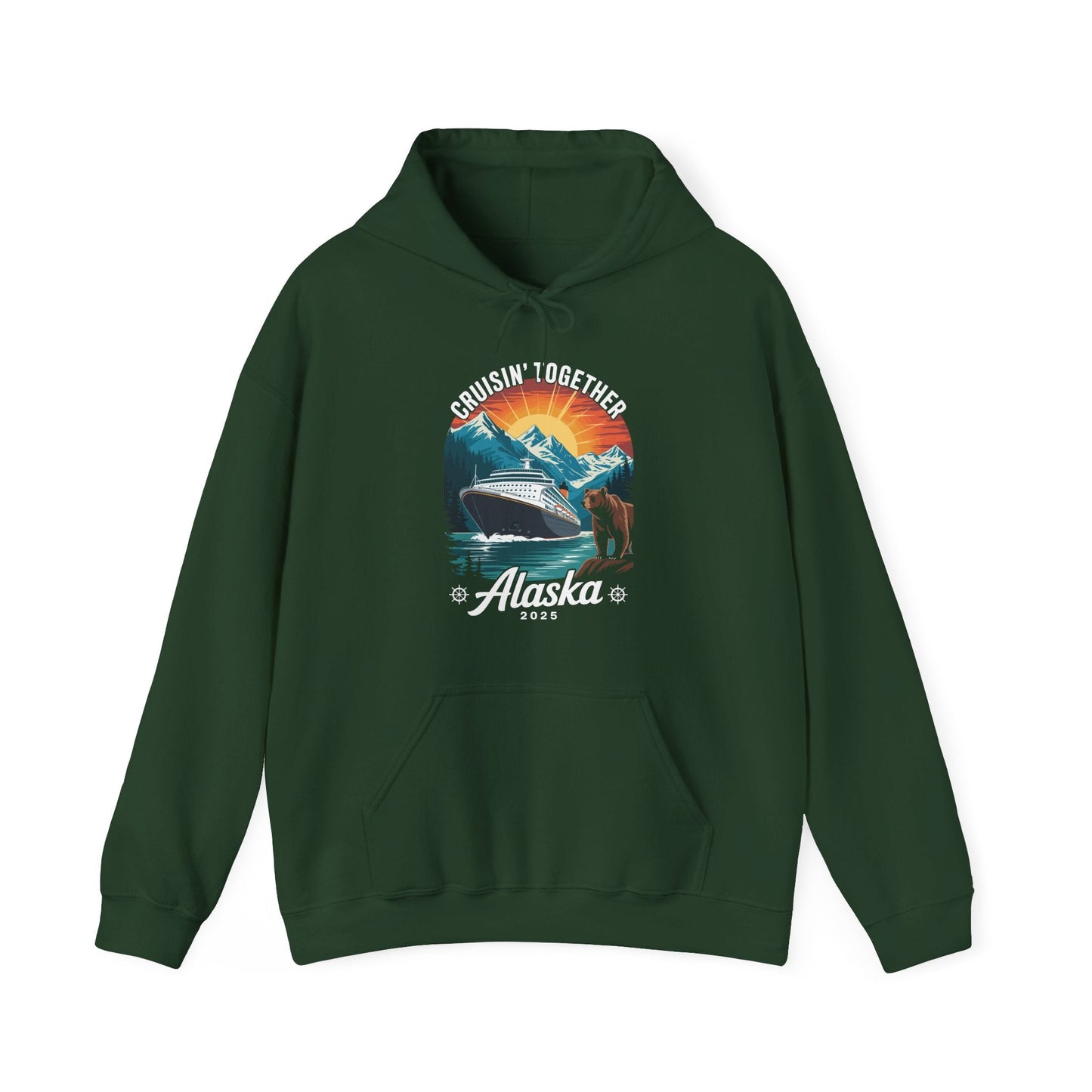 Cruisin Together Alaska 2025 Family Friend Alaska Cruise Hoodie