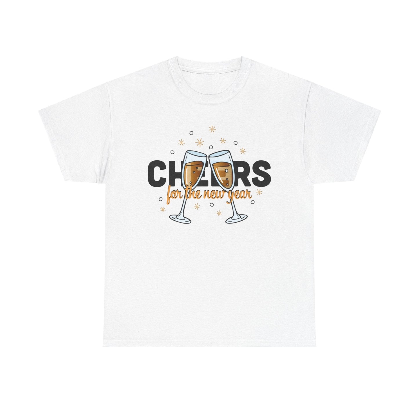Happy New Year Cheers T-Shirt Festive New Year’s Eve Party Tee for Men and Women