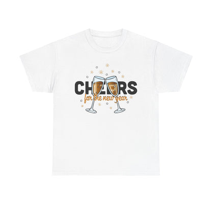 Happy New Year Cheers T-Shirt Festive New Year’s Eve Party Tee for Men and Women