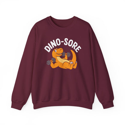Gym Workout Dino Sore Exercise Fitness Boys Women Men Sweatshirt