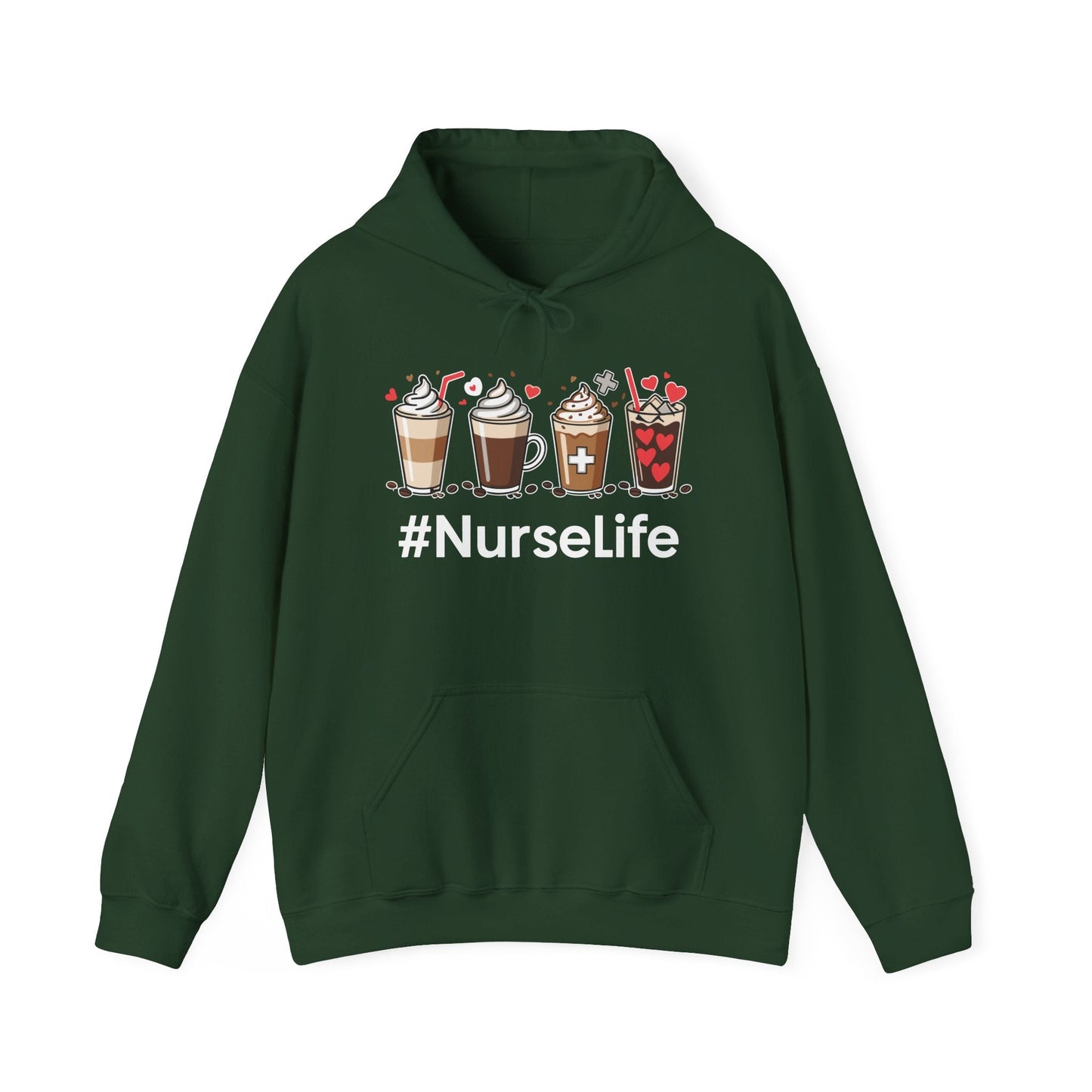 Nurse Life Funny Coffee Nurses Fuel Registered Nurse Medical Hoodie