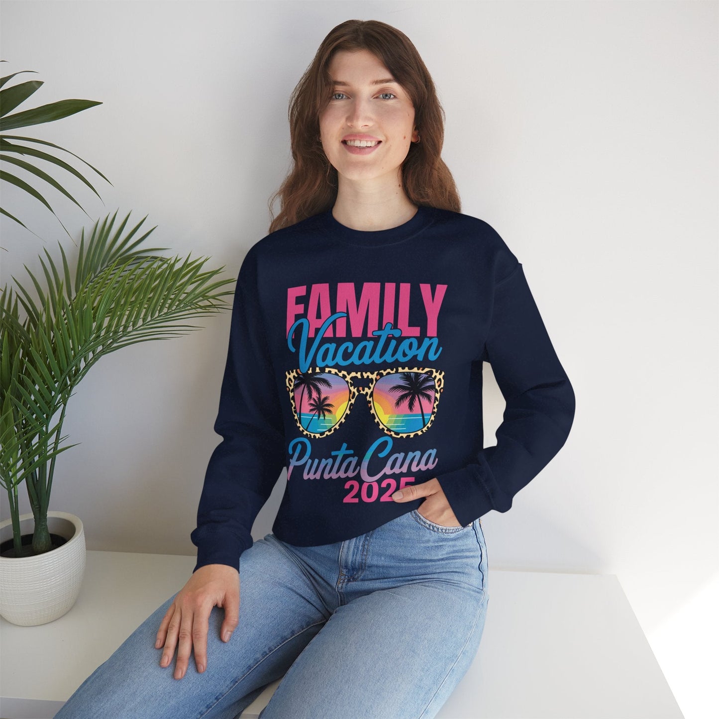 Family Vacation Punta Cana 2025 Matching Holiday Summer Sweatshirt