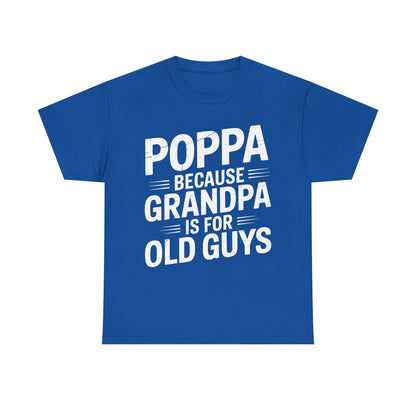 Poppa Grandpa From Grandkids Father's Day Poppa T-Shirt