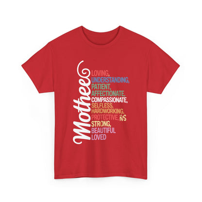 MOTHER Meaning Shirt I Love Mom Mothers Day T-Shirt