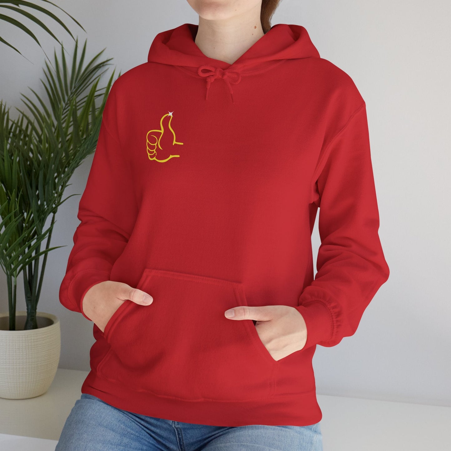 Thumbs Up Hoodie for Men Women