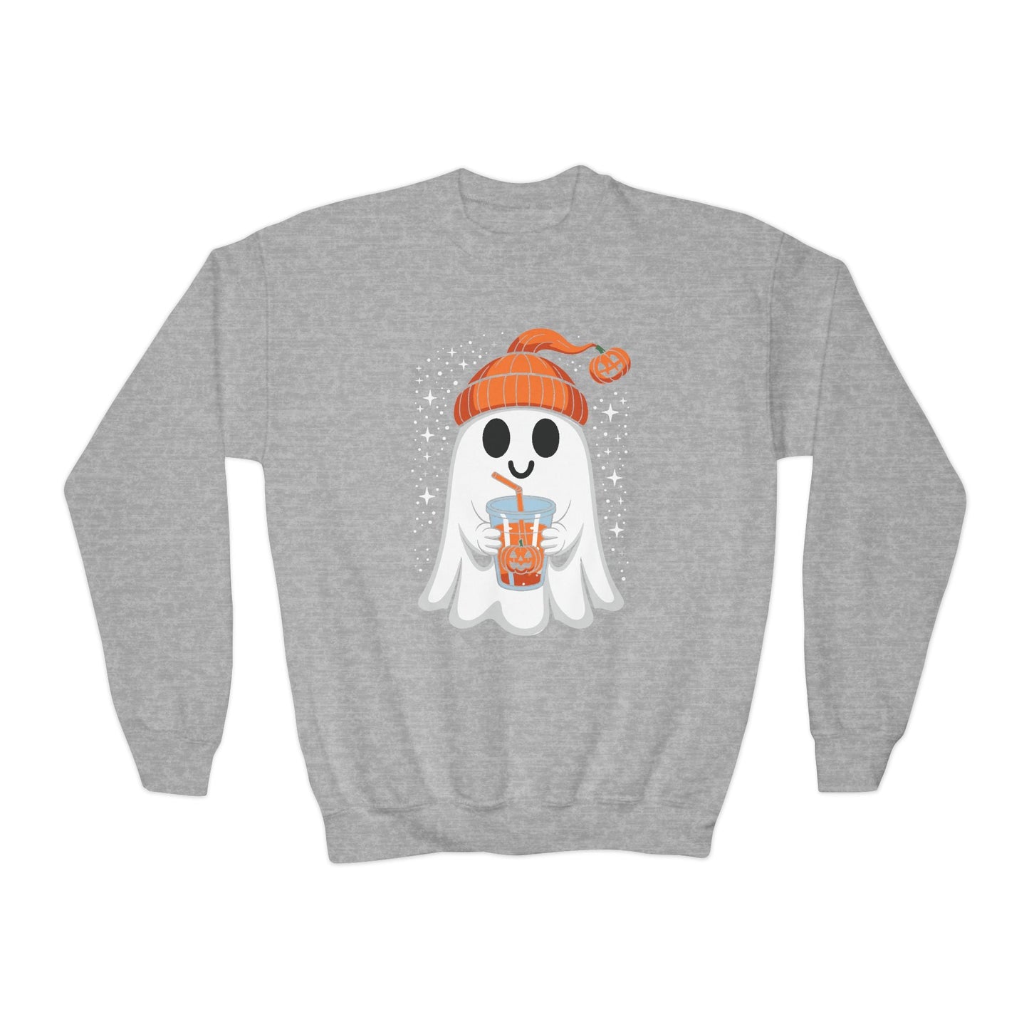 Halloween for Kids Cute Fall Ghost Sweatshirt