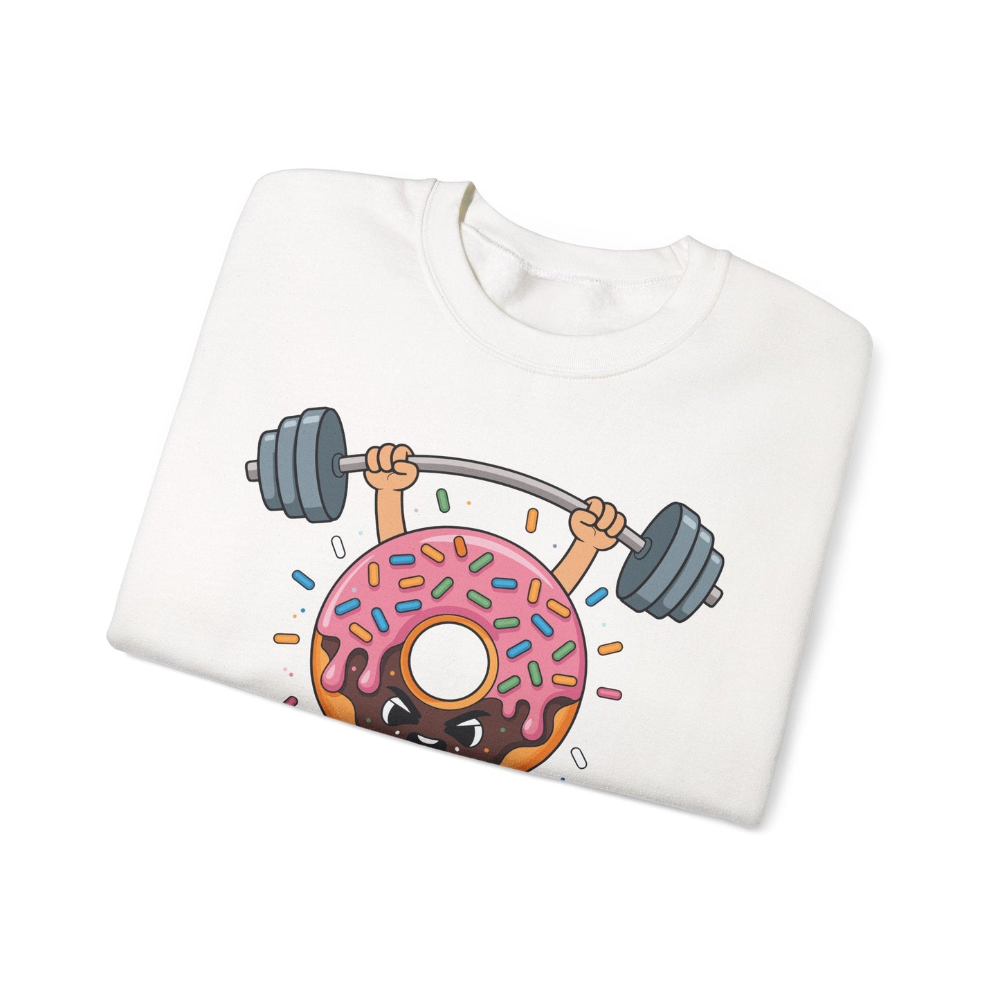 Funny Weightlifing Fitness Workout Gym Donut Lover Sweatshirt