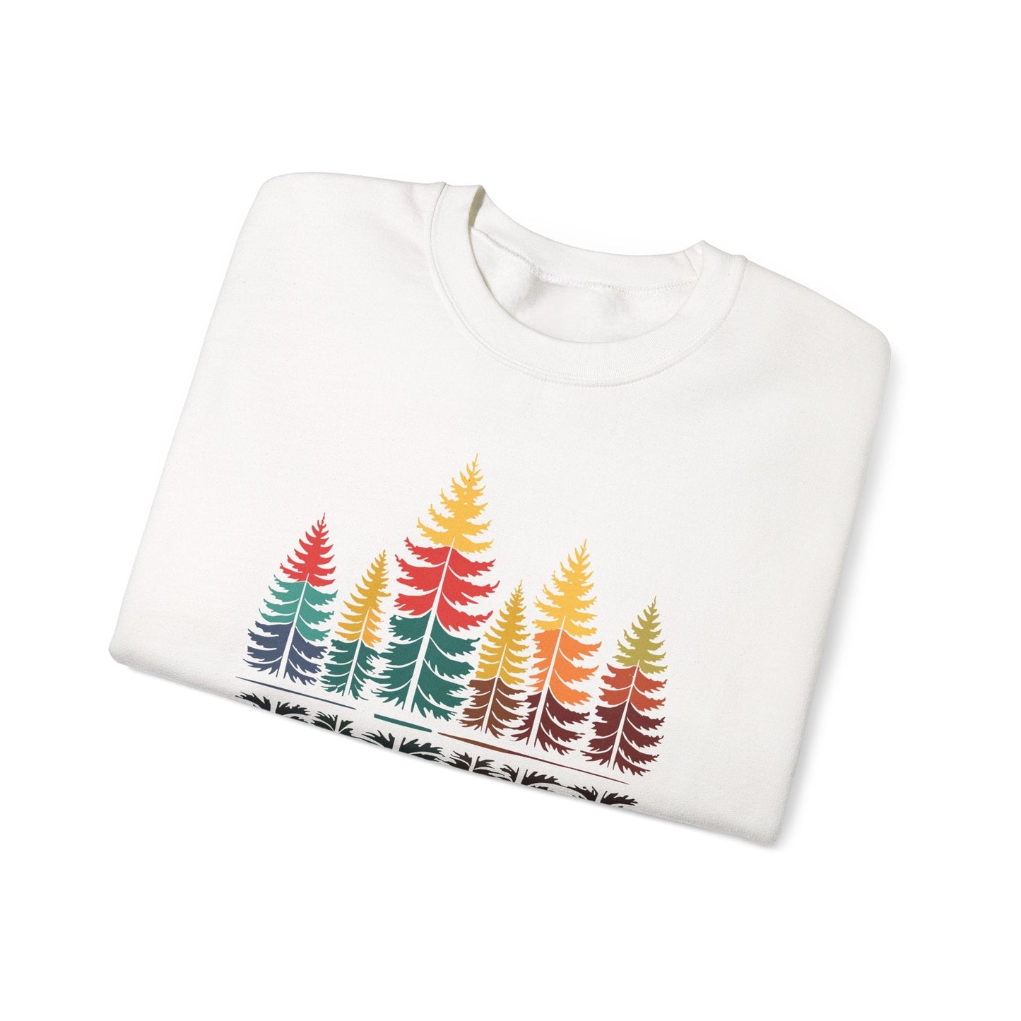 Nature Reflection Forest Trees Outdoor Wildlife Sweatshirt