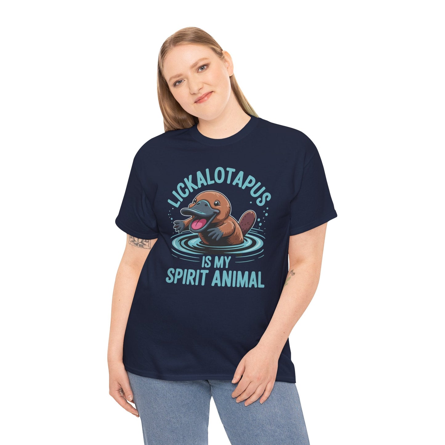 Vintage Funny Lickalottapus Is My Spirit Animal Lovers Meme T-Shirt