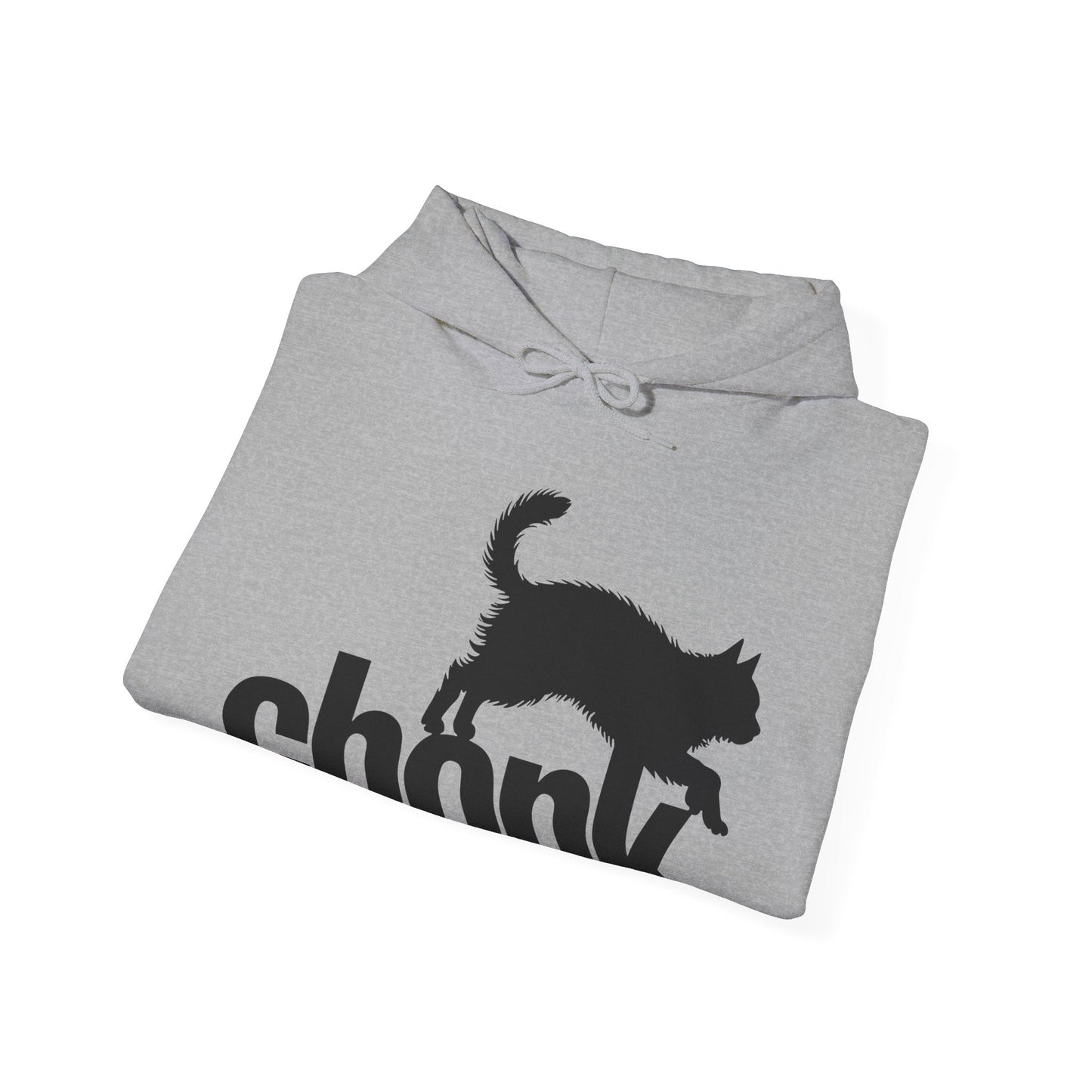 Chonk Cat Meme Funny Black Hoodie