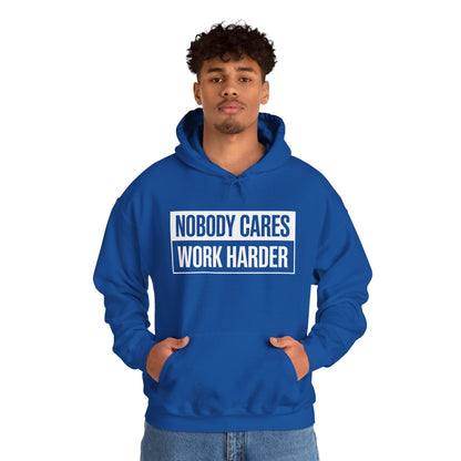 Nobody Cares Work Harder Fitness Workout Gym Gift Hoodie