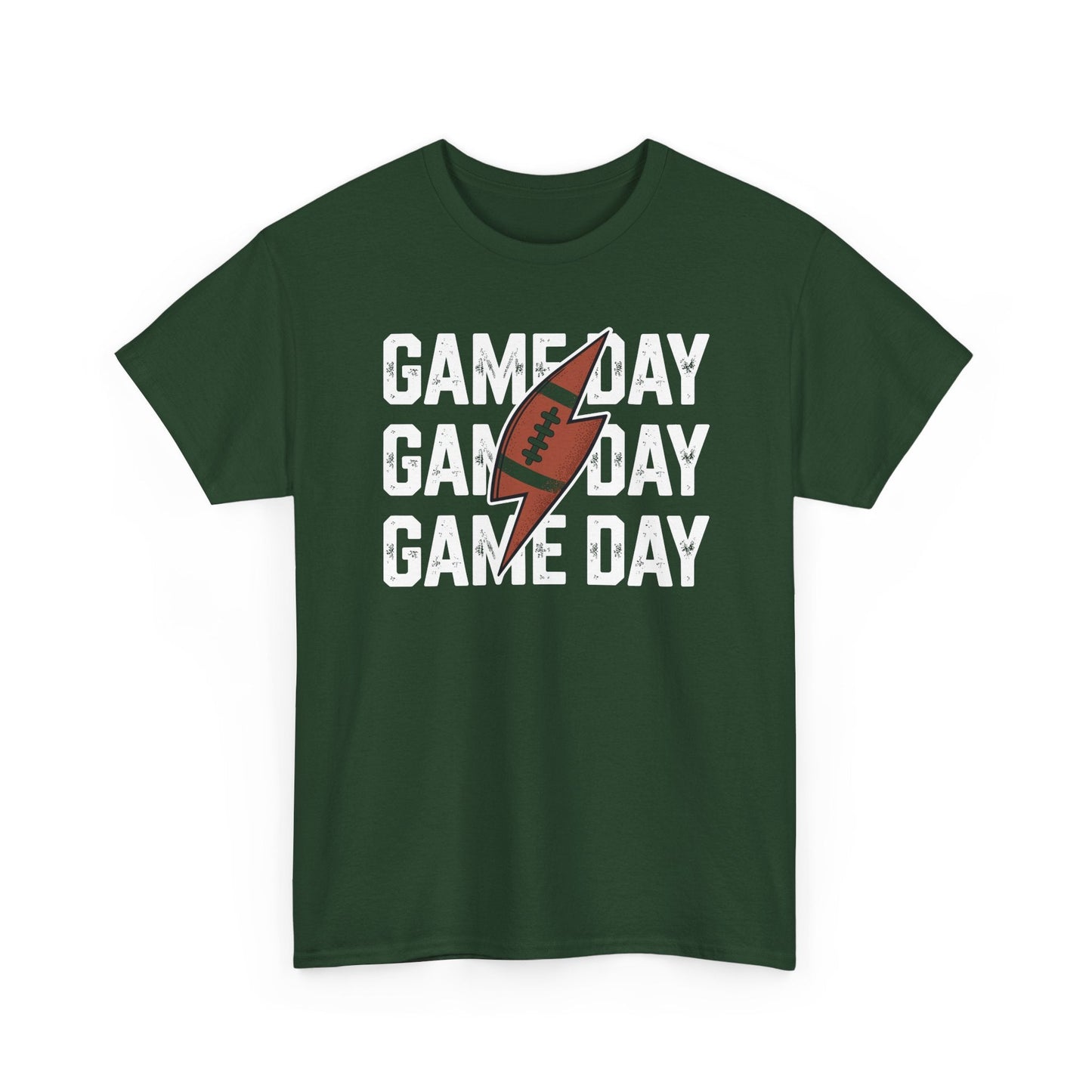Vintage Game Day Football Lightning Bolt Funny Team Sport T-Shirt