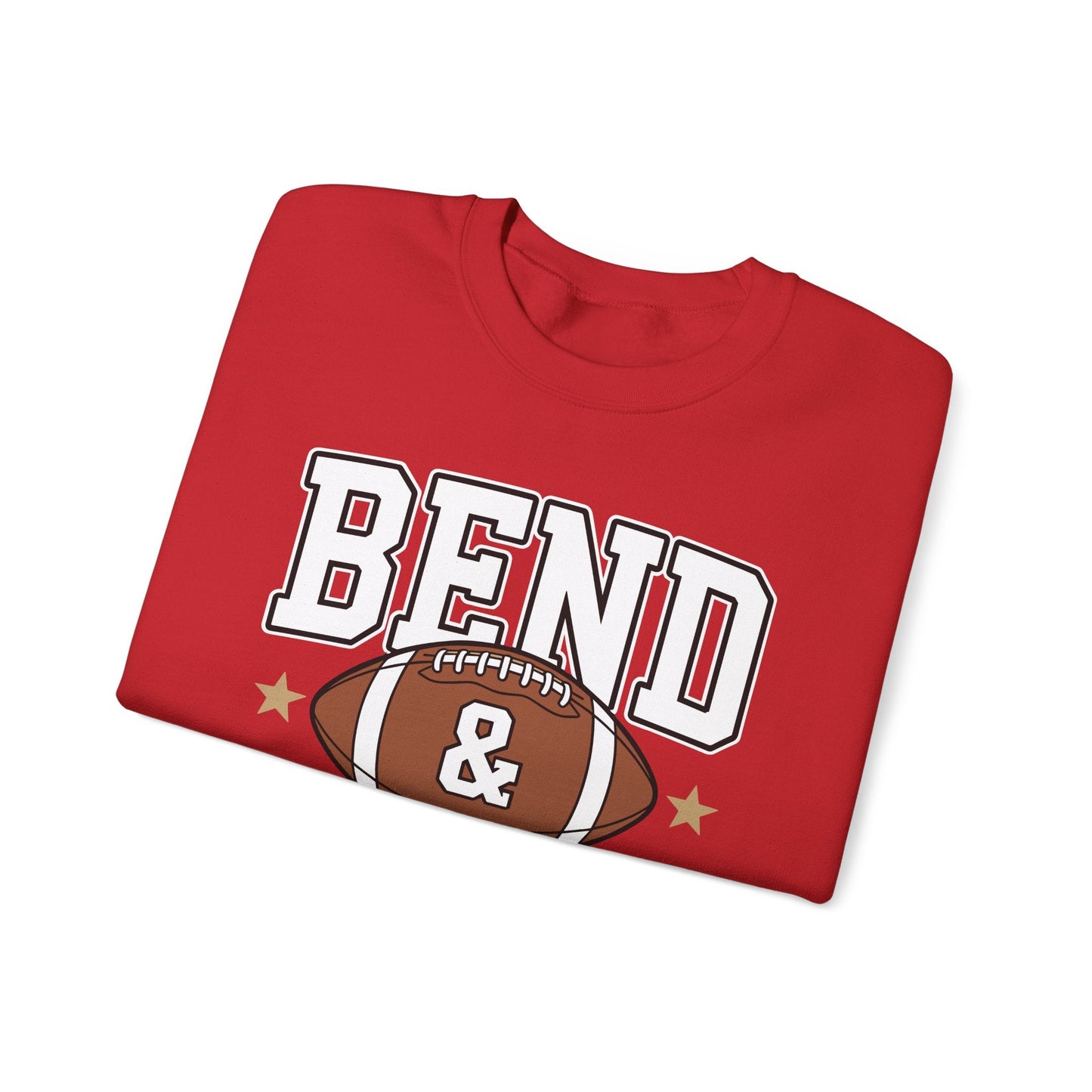 Funny Game Day Touchdown Season Cute Bend and Snap Football Sweatshirt
