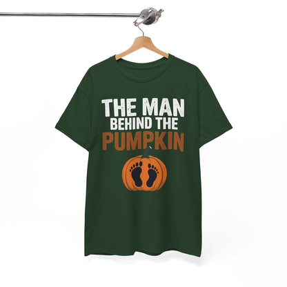 Pregnant Thanksgiving Costume for Dad Expecting Lil Pumpkin T-Shirt