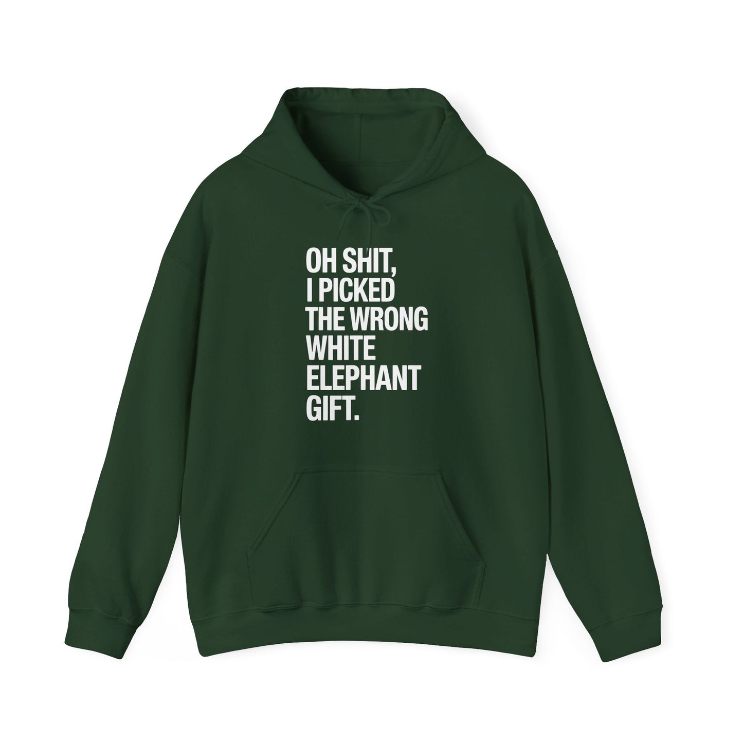 Oh Shit Funny White Elephant Gifts for Adults Under 15 20 Hoodie