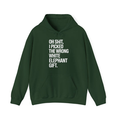 Oh Shit Funny White Elephant Gifts for Adults Under 15 20 Hoodie