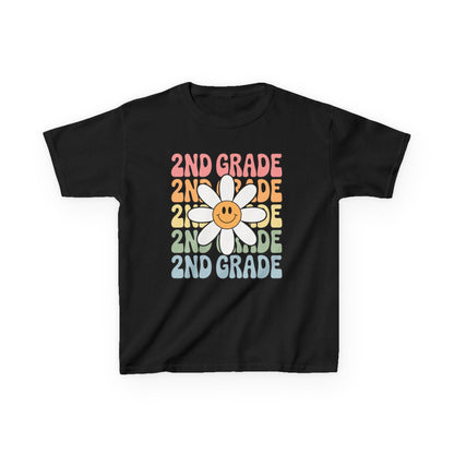 Groovy 2nd Grade Back To School First Day of Second Grade T-Shirt