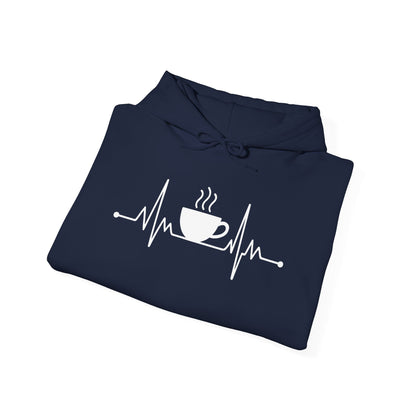 Coffee Heartbeat Drinking Coffee Hoodie