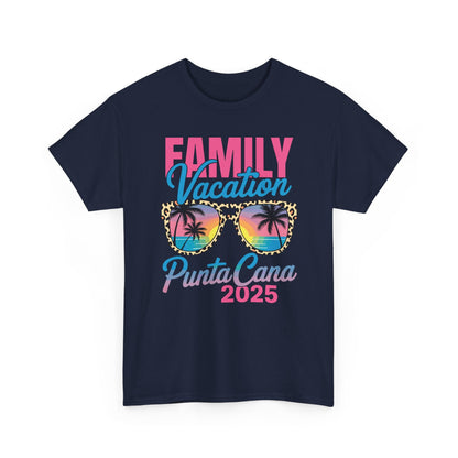Family Vacation Punta Cana 2025 Matching Holiday Summer T-Shirt