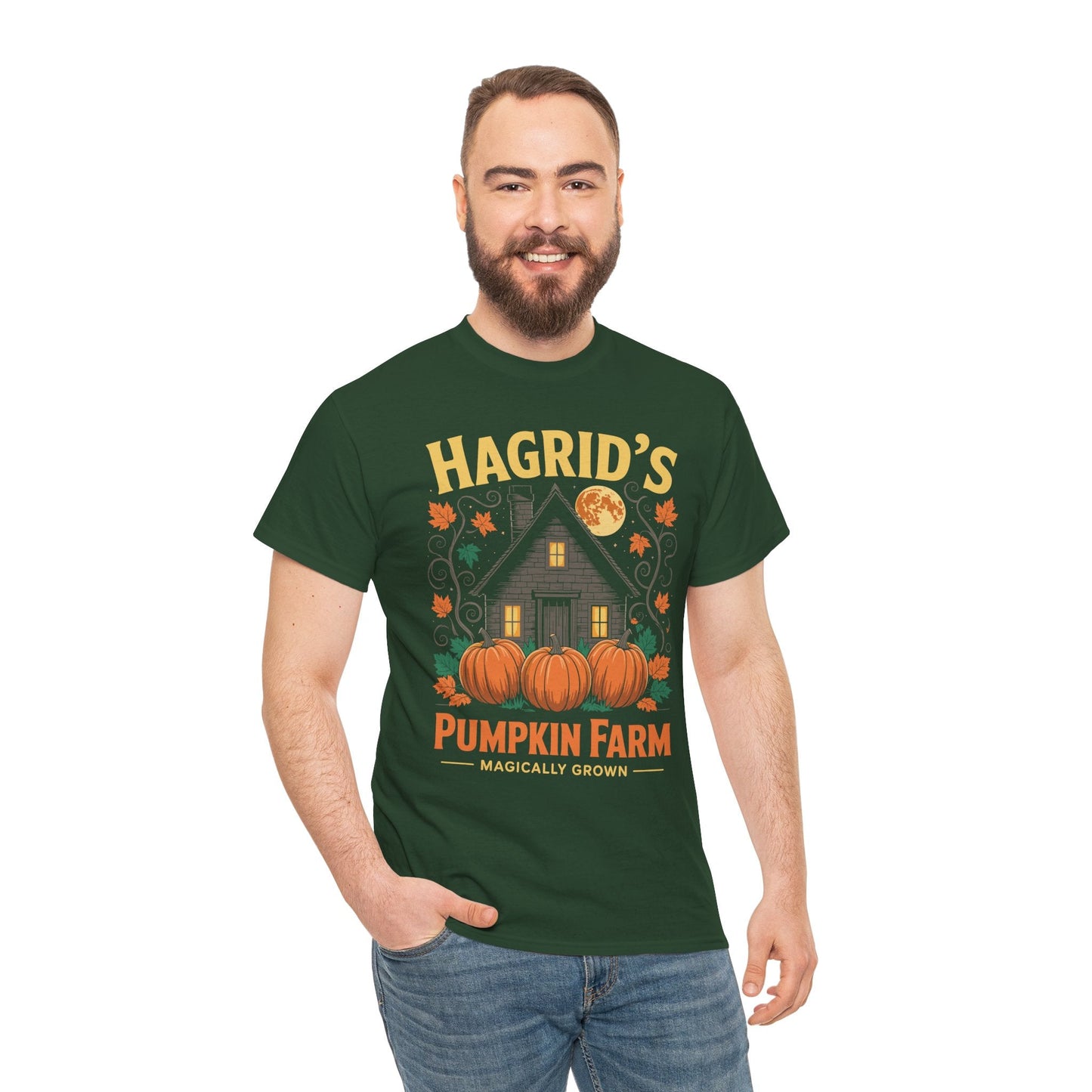 Hagrids Pumpkin Farm Spooky Season Halloween Fun T-Shirt
