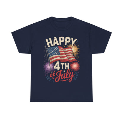 Happy 4th Of July Patriotic American US Flag 4th Of July T-Shirt